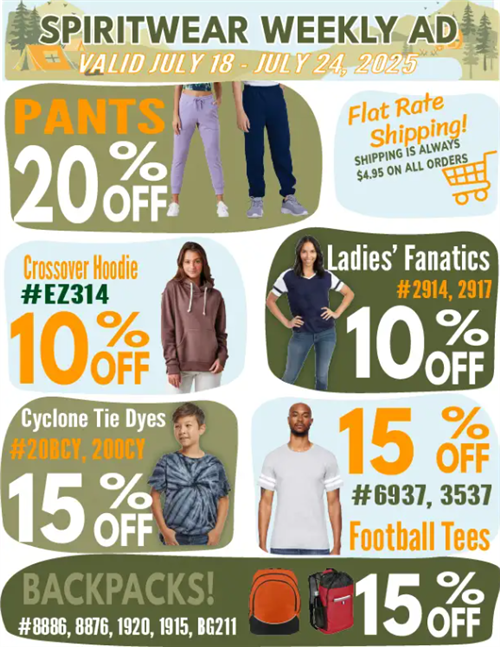  Spirit Wear